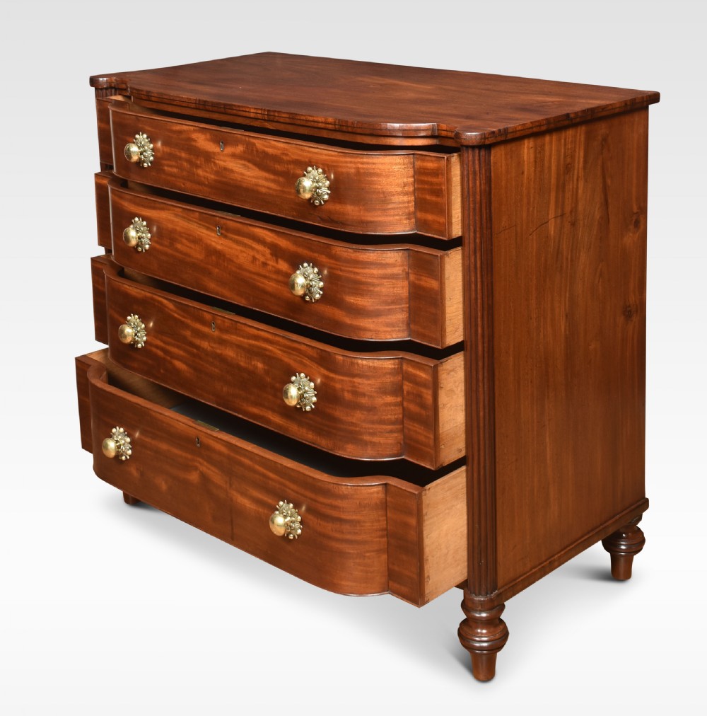 William IV mahogany chest of drawers View VII
