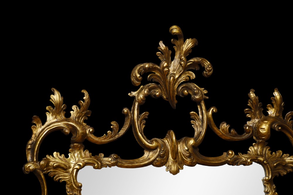 Large Georgian giltwood mirror View X