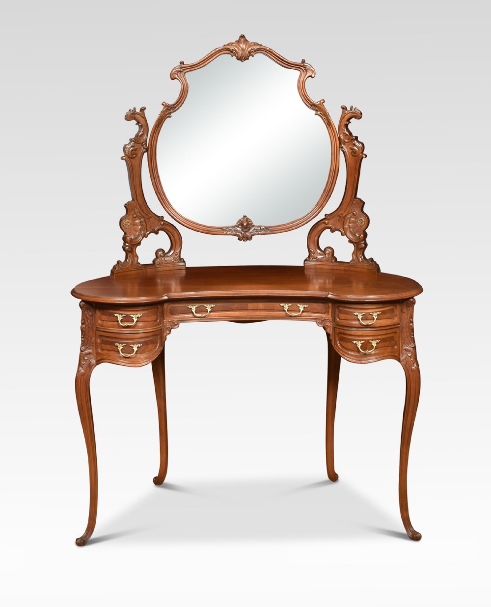Walnut dressing table