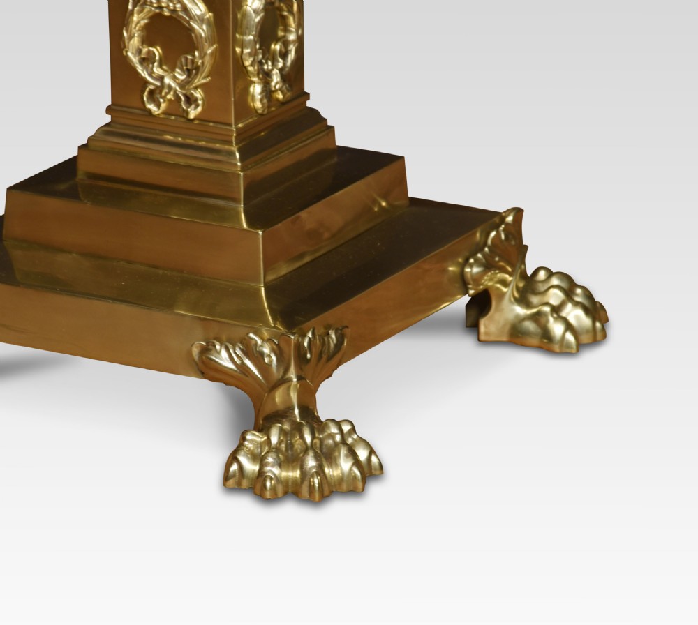 Brass and copper standard lamp View II