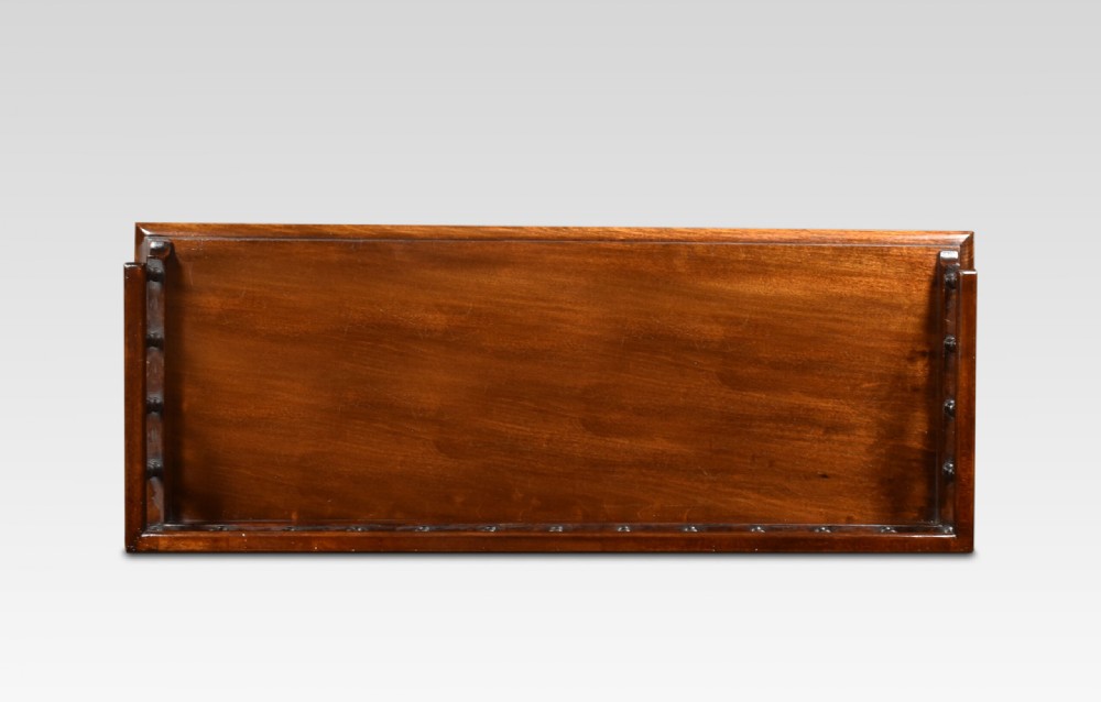 Mahogany Open Bookcase View VI