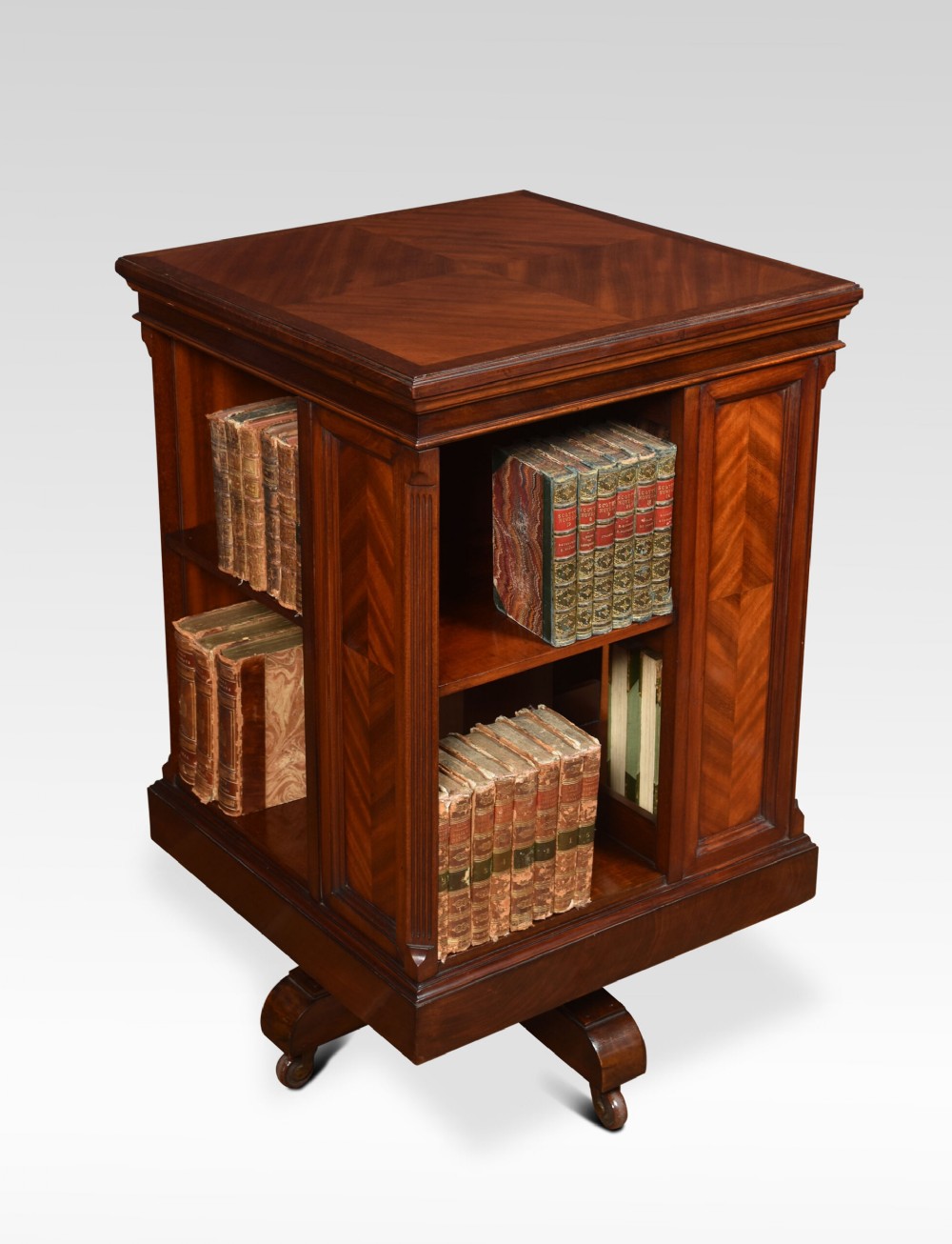 Mahogany Revolving Bookcase