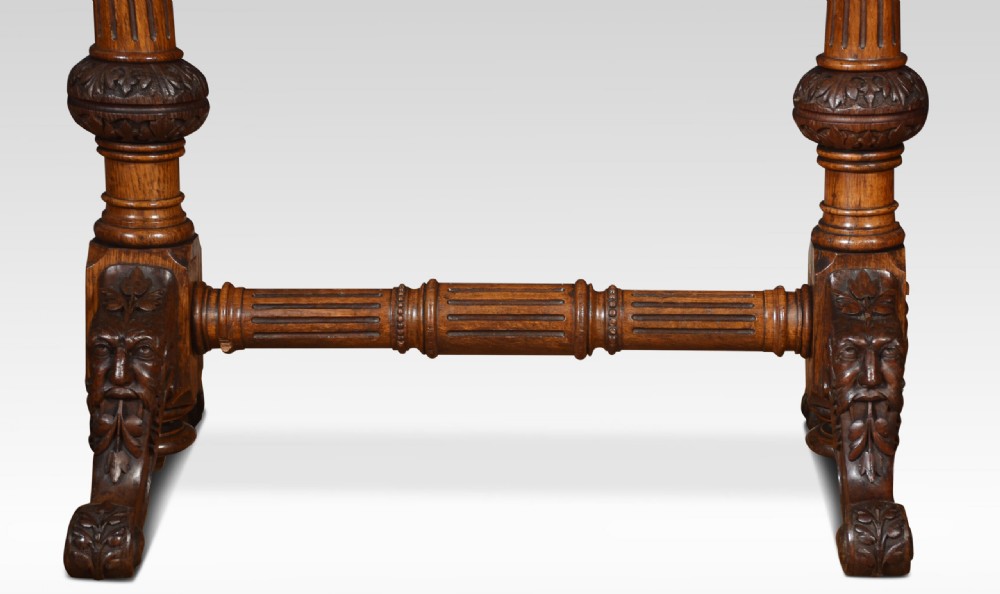 Monumental Carved Oak Dinner Gong View IV