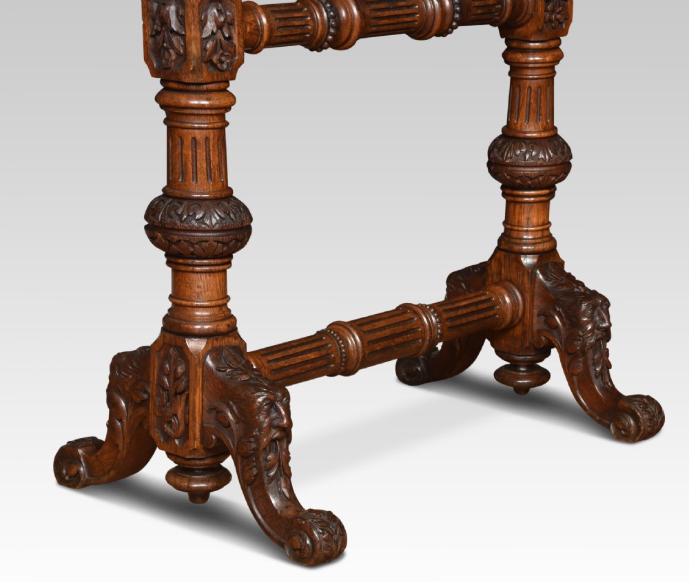 Monumental Carved Oak Dinner Gong View V