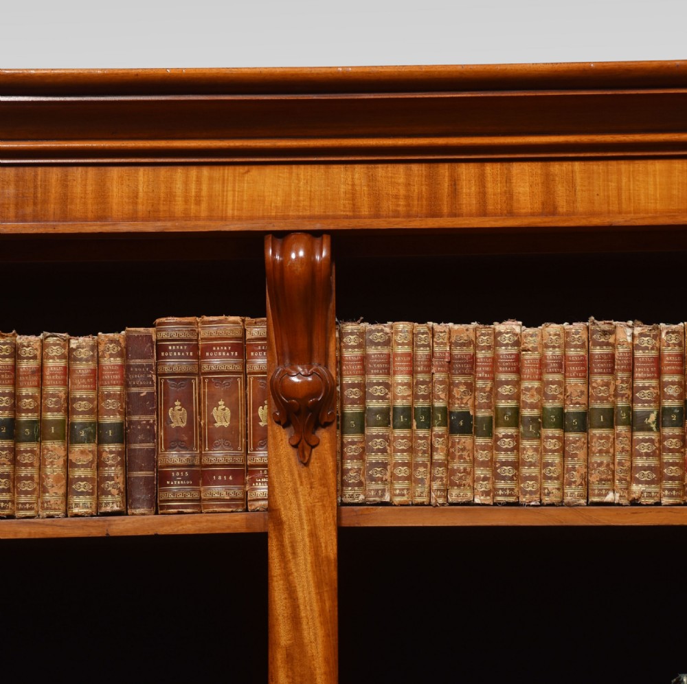Large Mahogany Open Bookcase View IV