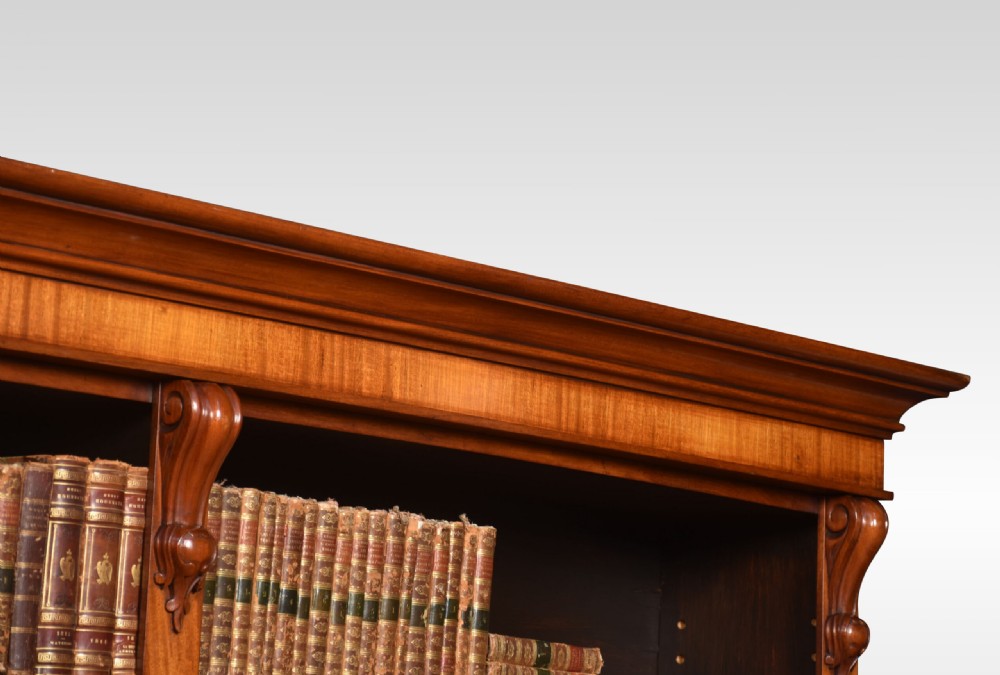 Large Mahogany Open Bookcase View VI