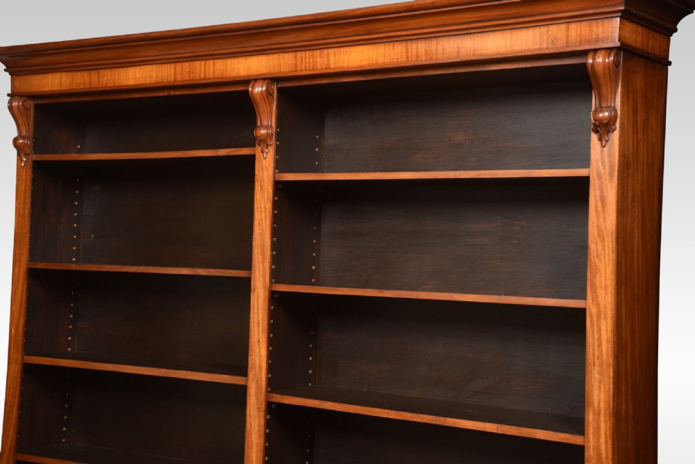 Large Mahogany Open Bookcase View VIII