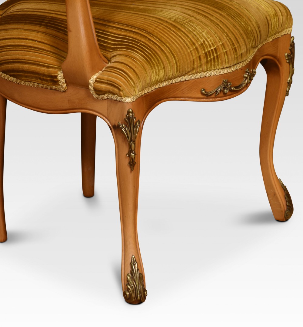 Set of eight cane dining chairs View III