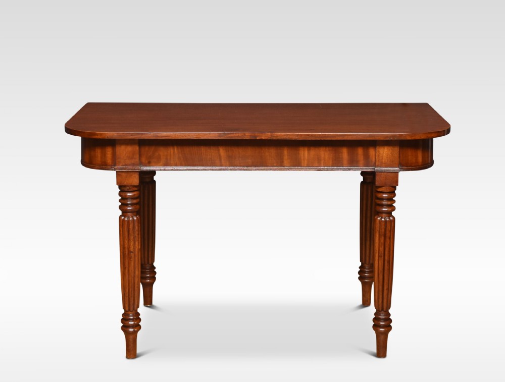 Pair of mahogany hall tables View III