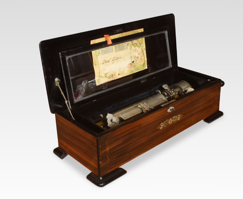 Cylinder musical box View III