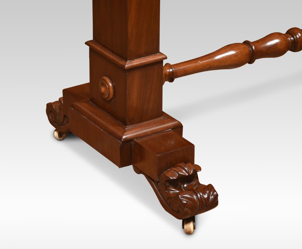 Mahogany architects table View V