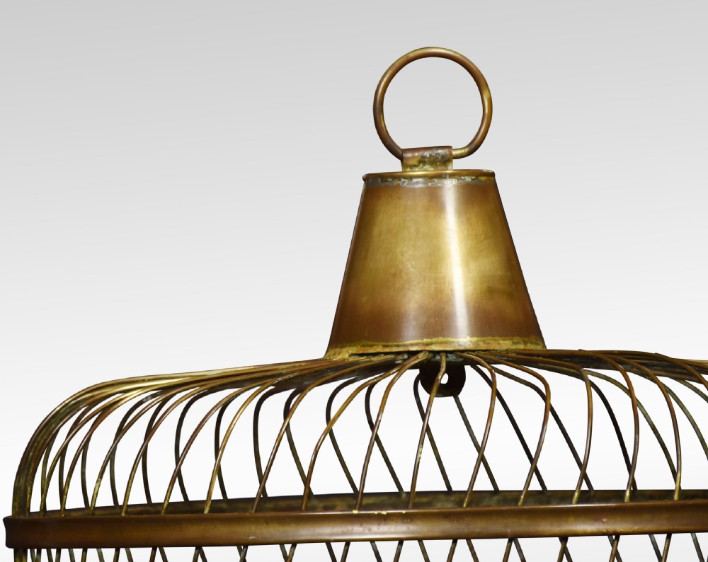 Large brass birdcage View VII