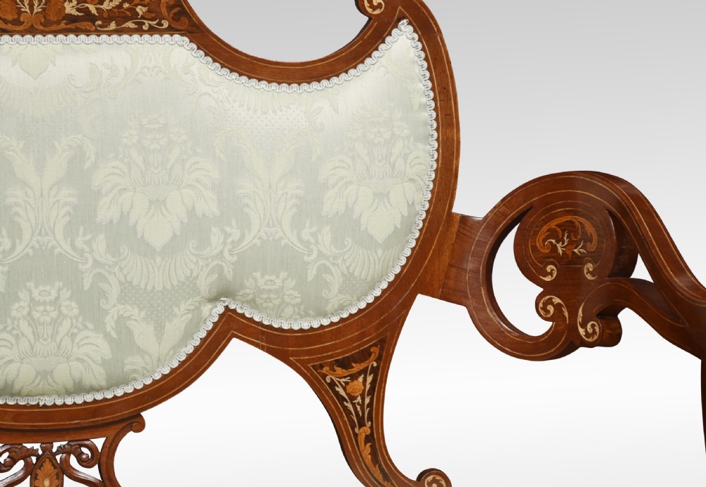 Inlaid settee View III