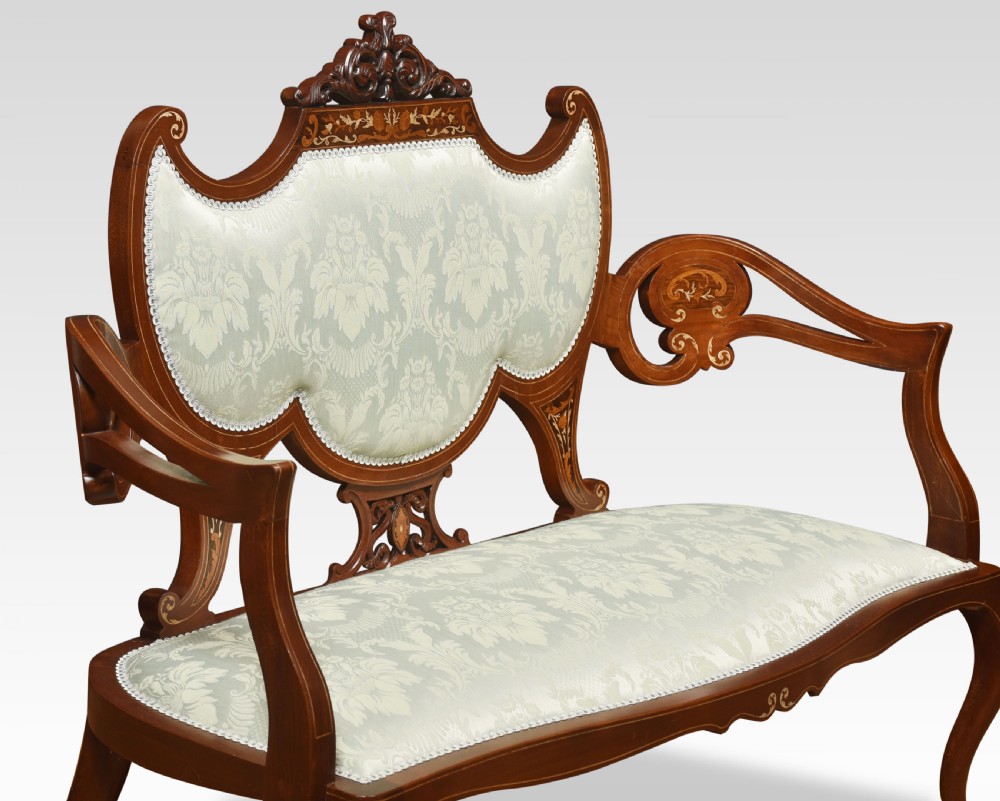 Inlaid settee View V