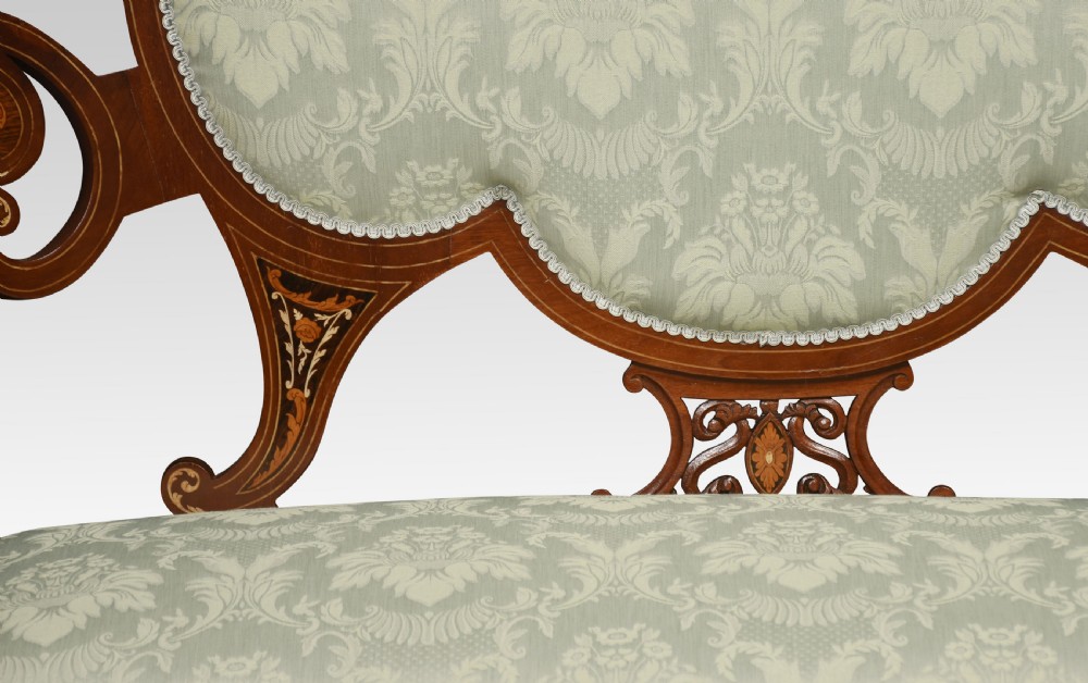 Inlaid settee View VI