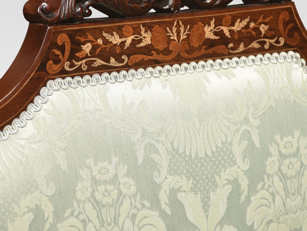 Inlaid settee View VIII