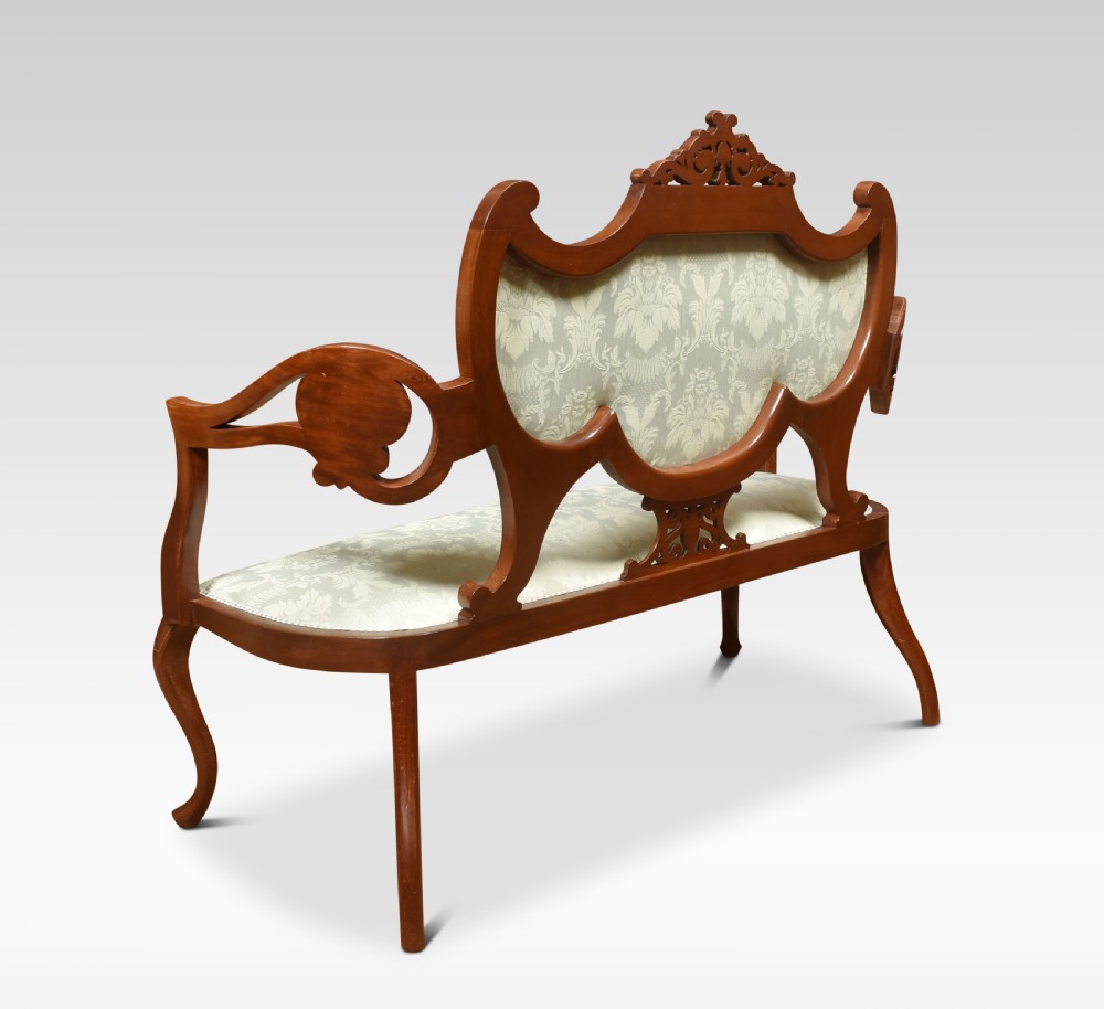Inlaid settee View X