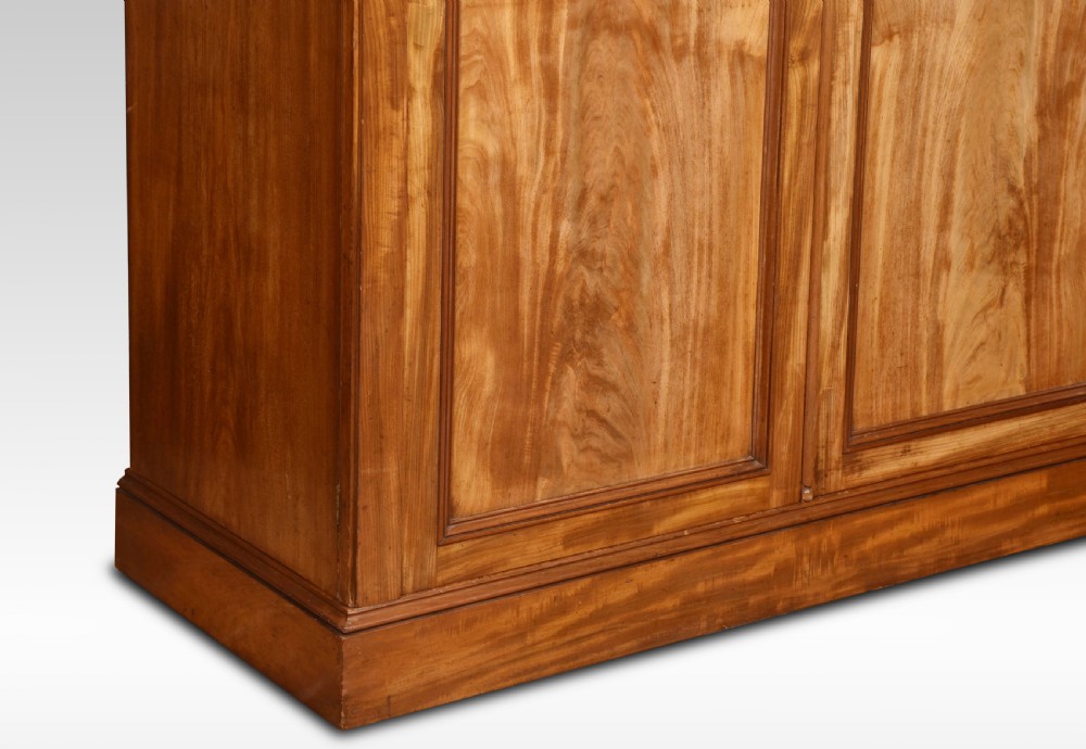 Mahogany three door wardrobe View VIII