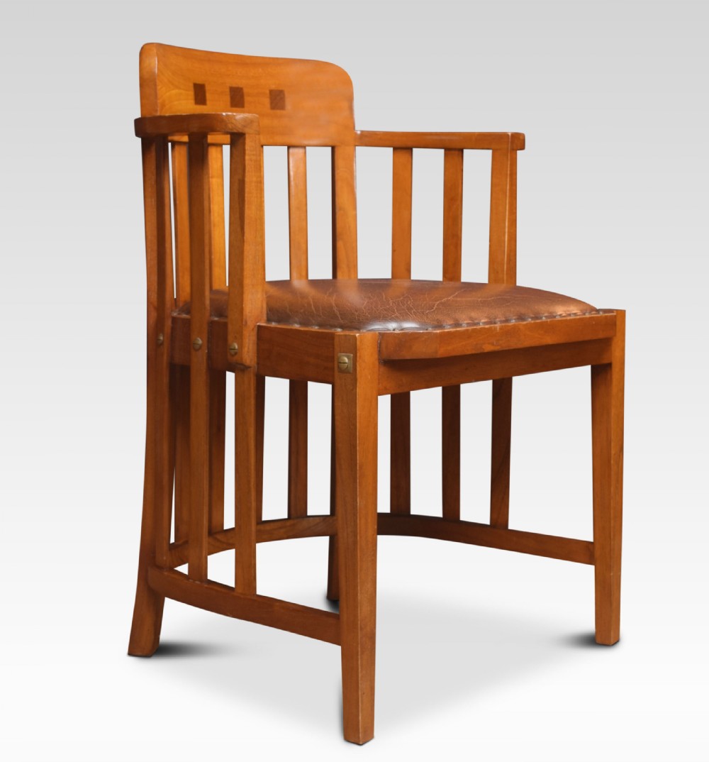 Walnut Office Armchair