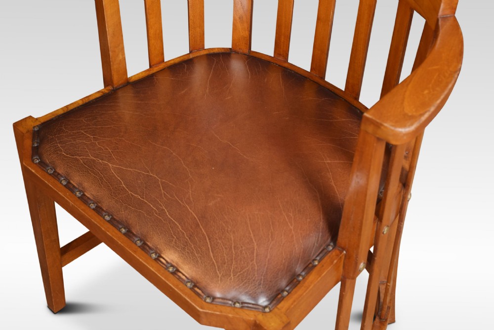 Walnut Office Armchair View VIII