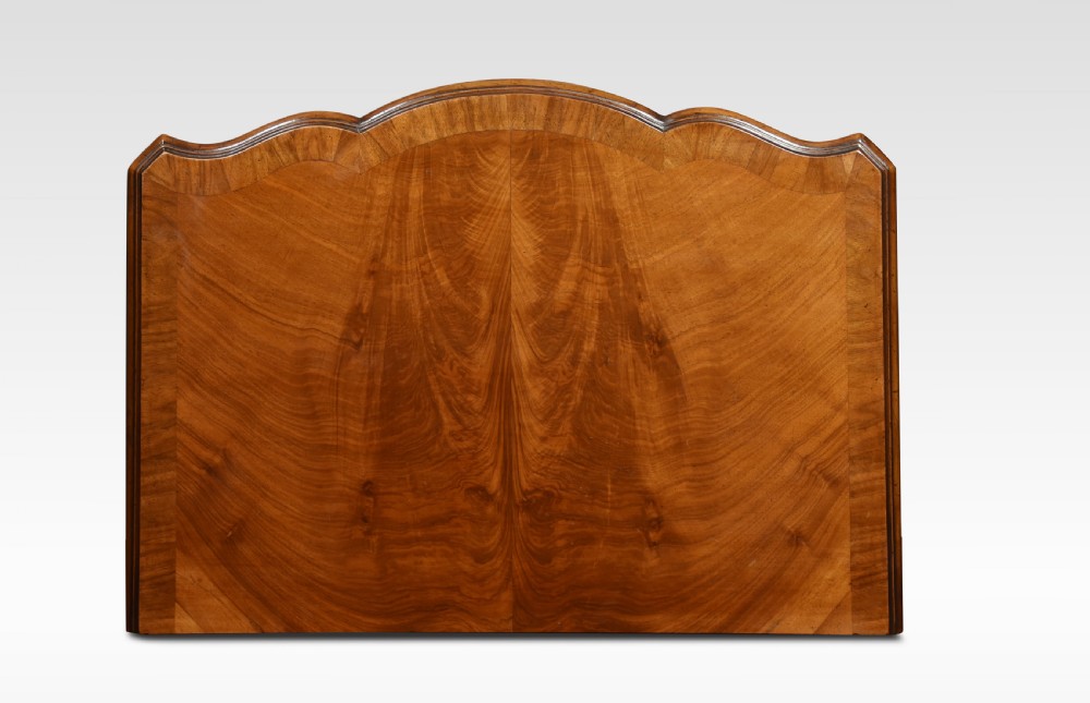 Georgian style figured walnut tall chest of drawers View X