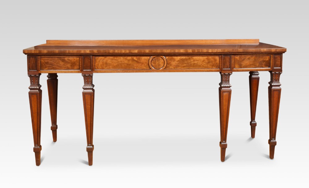 Regency Mahogany Serving Table View II