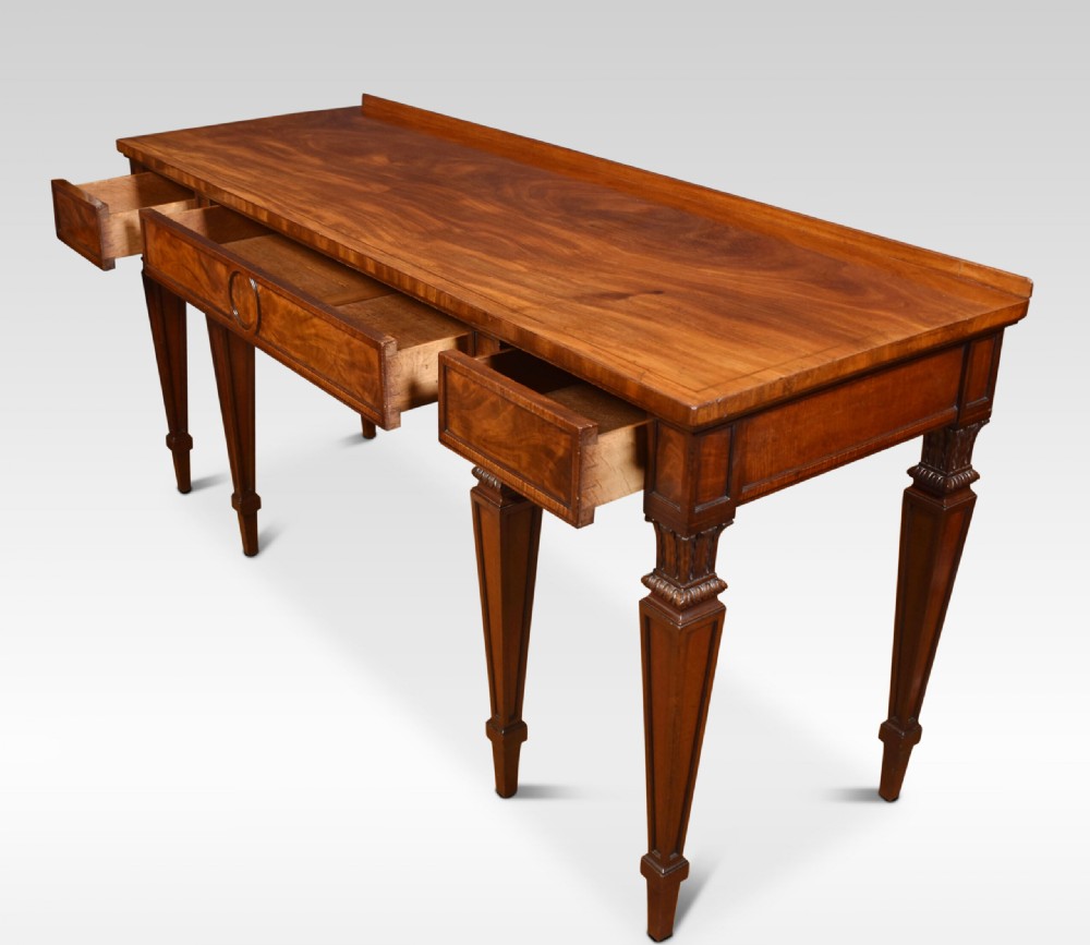 Regency Mahogany Serving Table View X