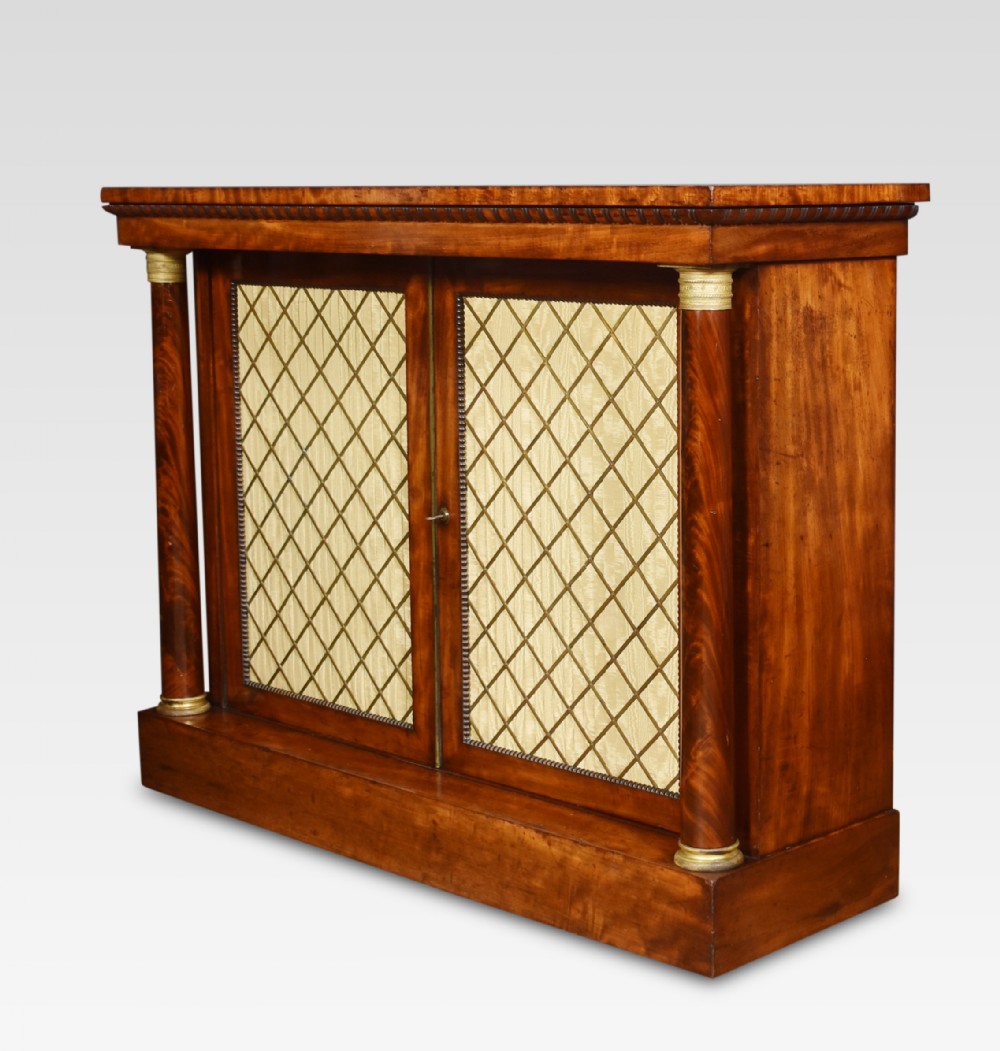 Regency Mahogany Two Door Cabinet