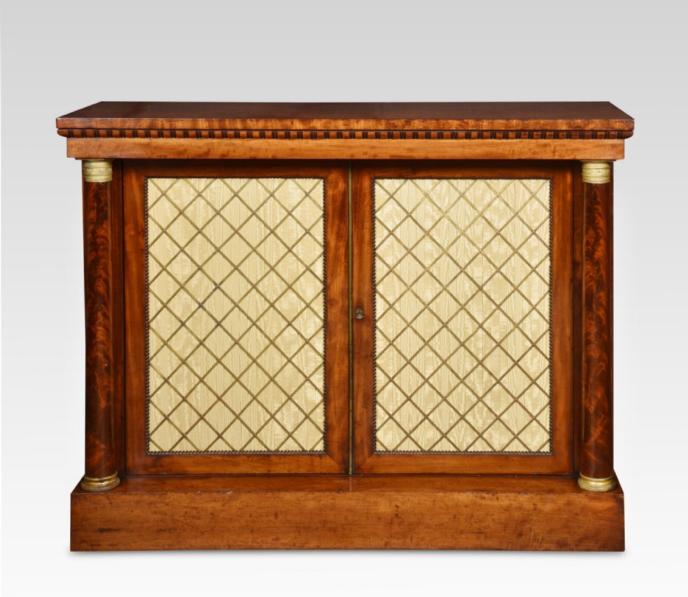 Regency Mahogany Two Door Cabinet View VII