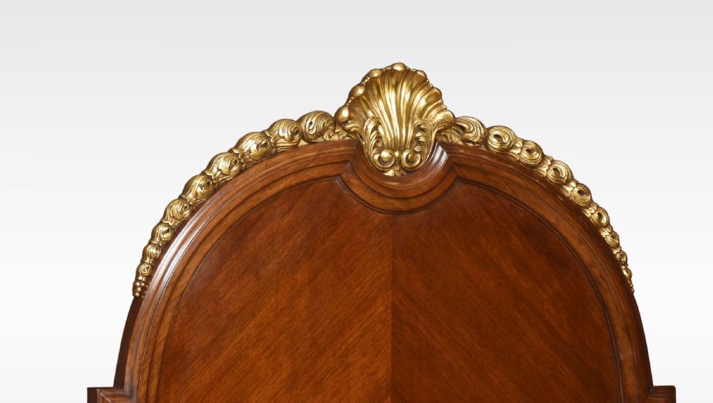 Pair of Walnut and Parcel gilt beds View III