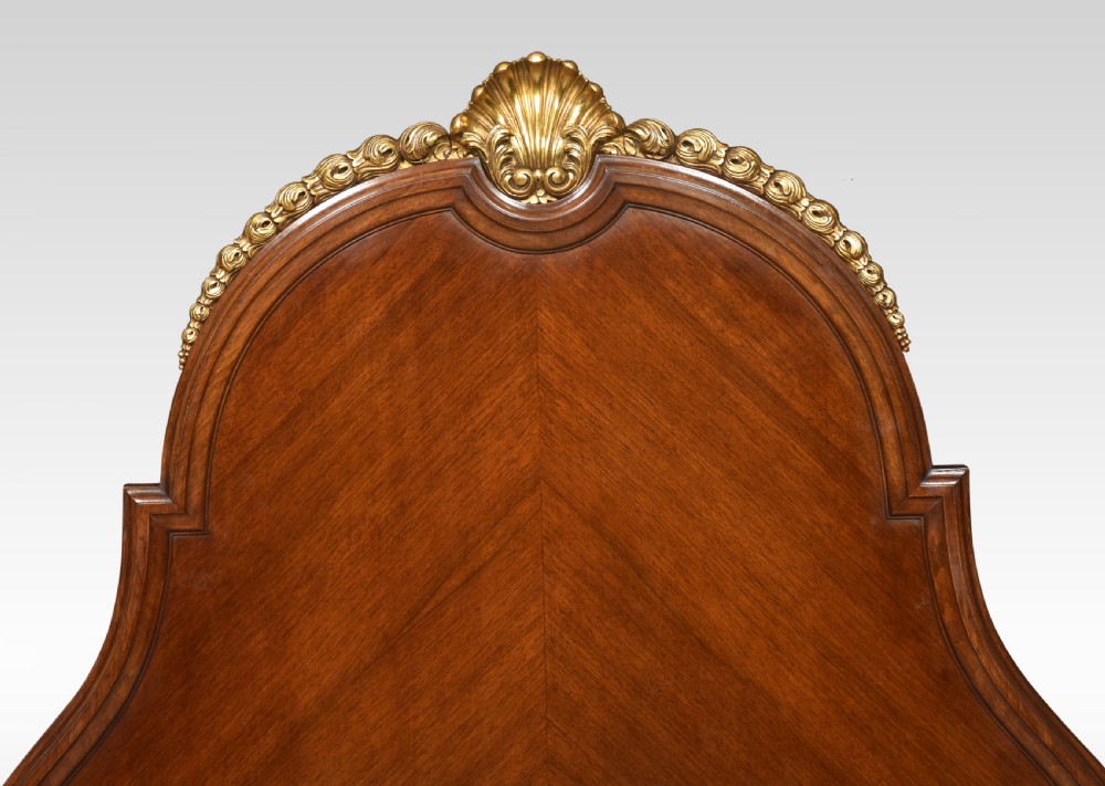 Pair of Walnut and Parcel gilt beds View VI