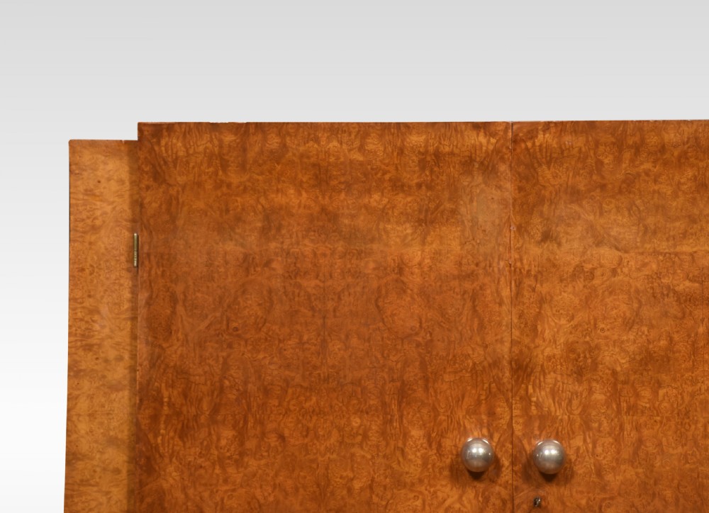 Art Deco walnut compactum wardrobe View II