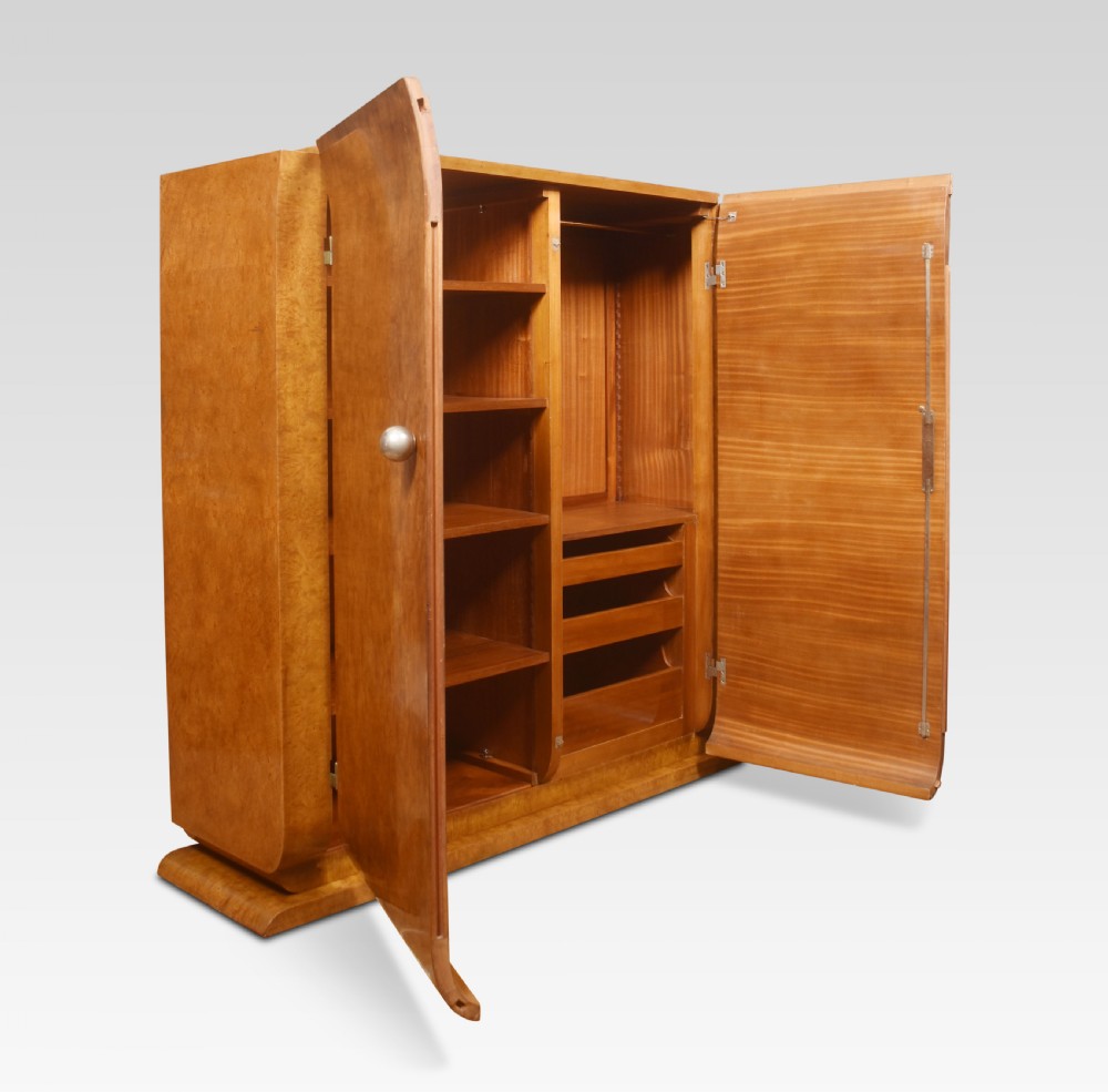 Art Deco walnut compactum wardrobe View IV
