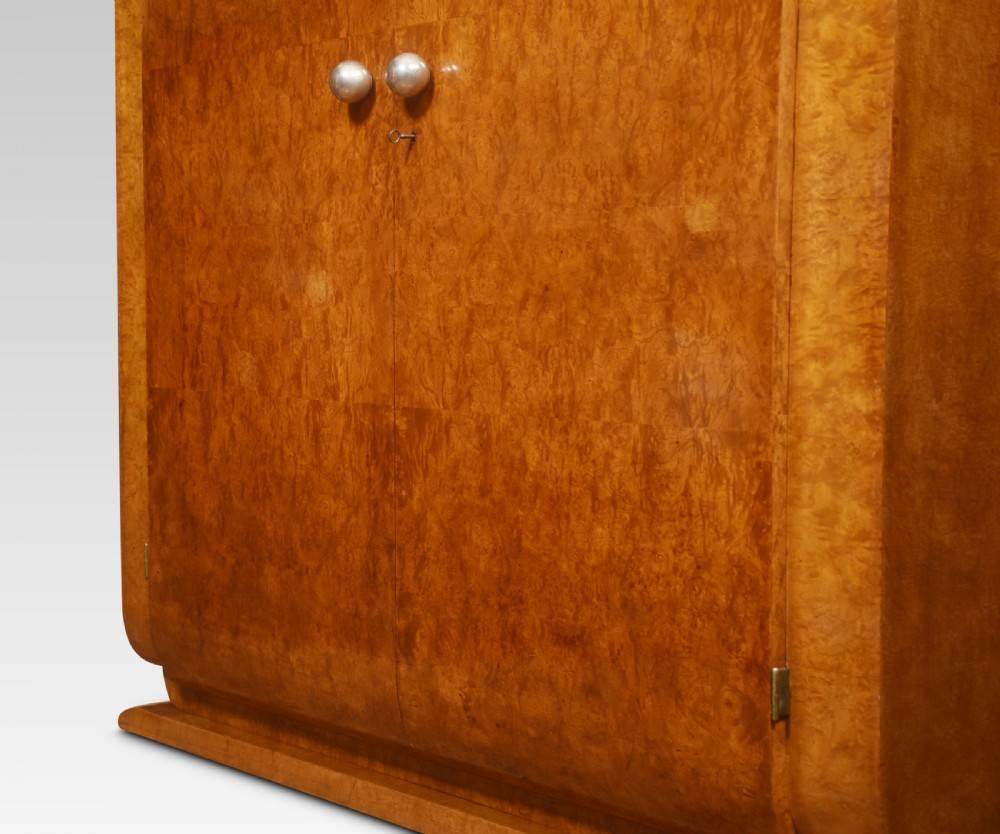 Art Deco walnut compactum wardrobe View IX