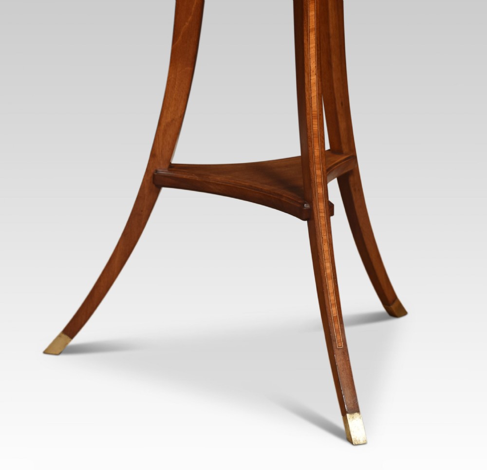 Pair Of 19th Century Mahogany Jardiniere Stands View II