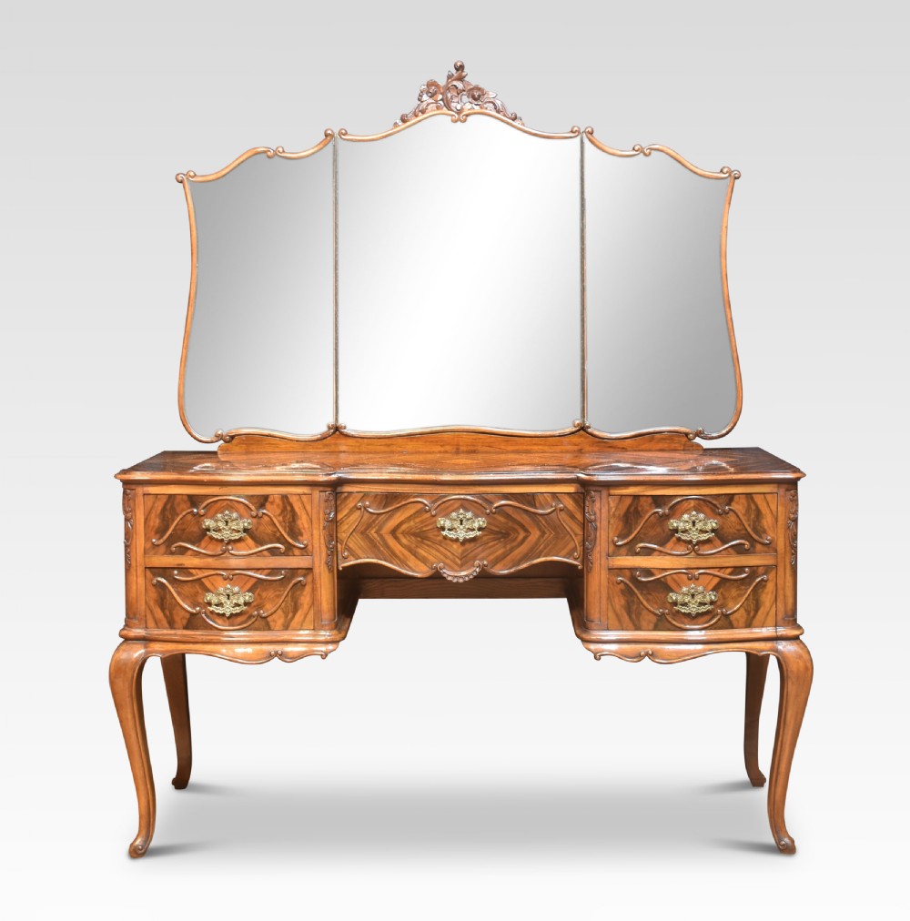 French Walnut dressing table
