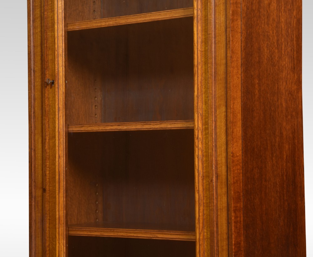 Pair of oak pier bookcase View VI