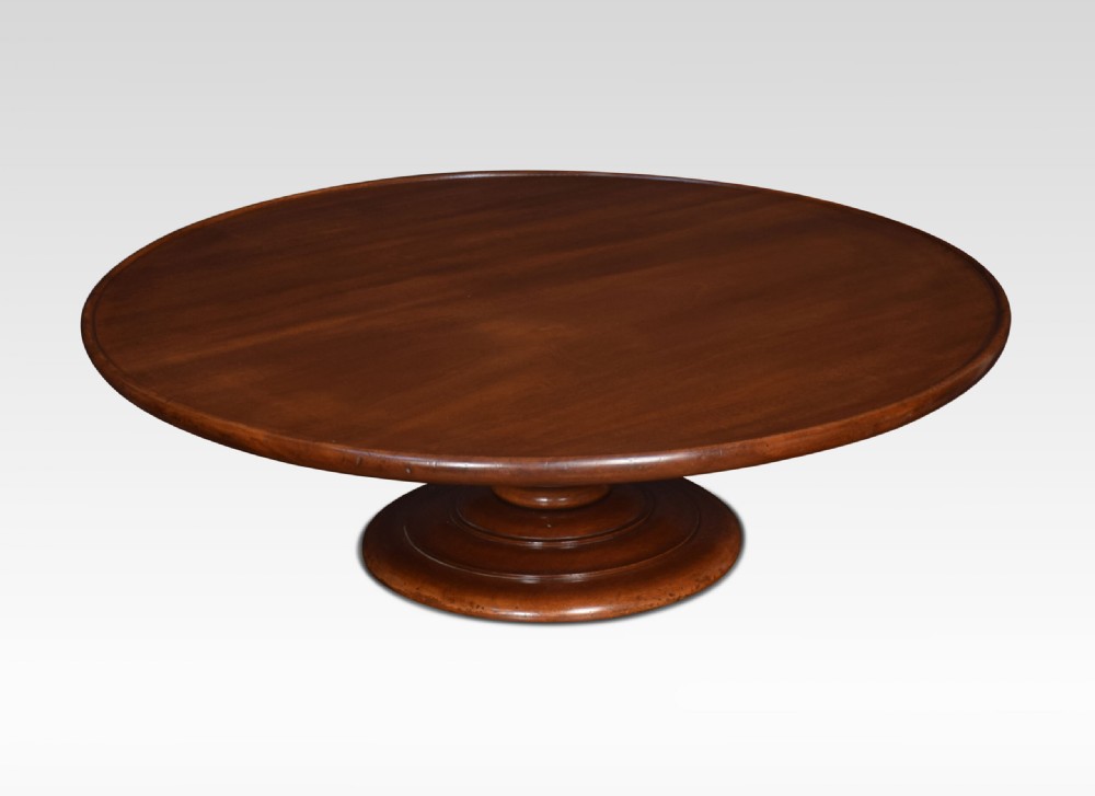 Large Mahogany Lazy Susan