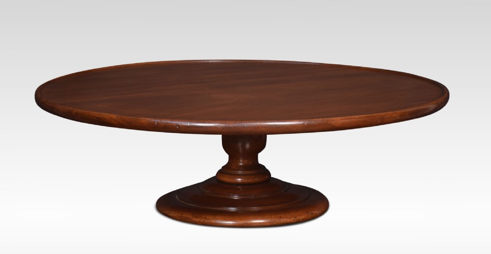 Large Mahogany Lazy Susan View II