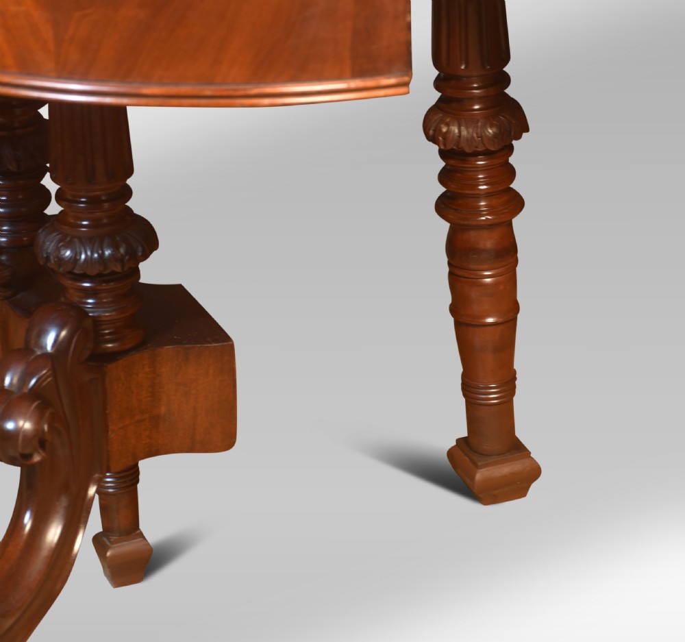19th century mahogany dining table View IV