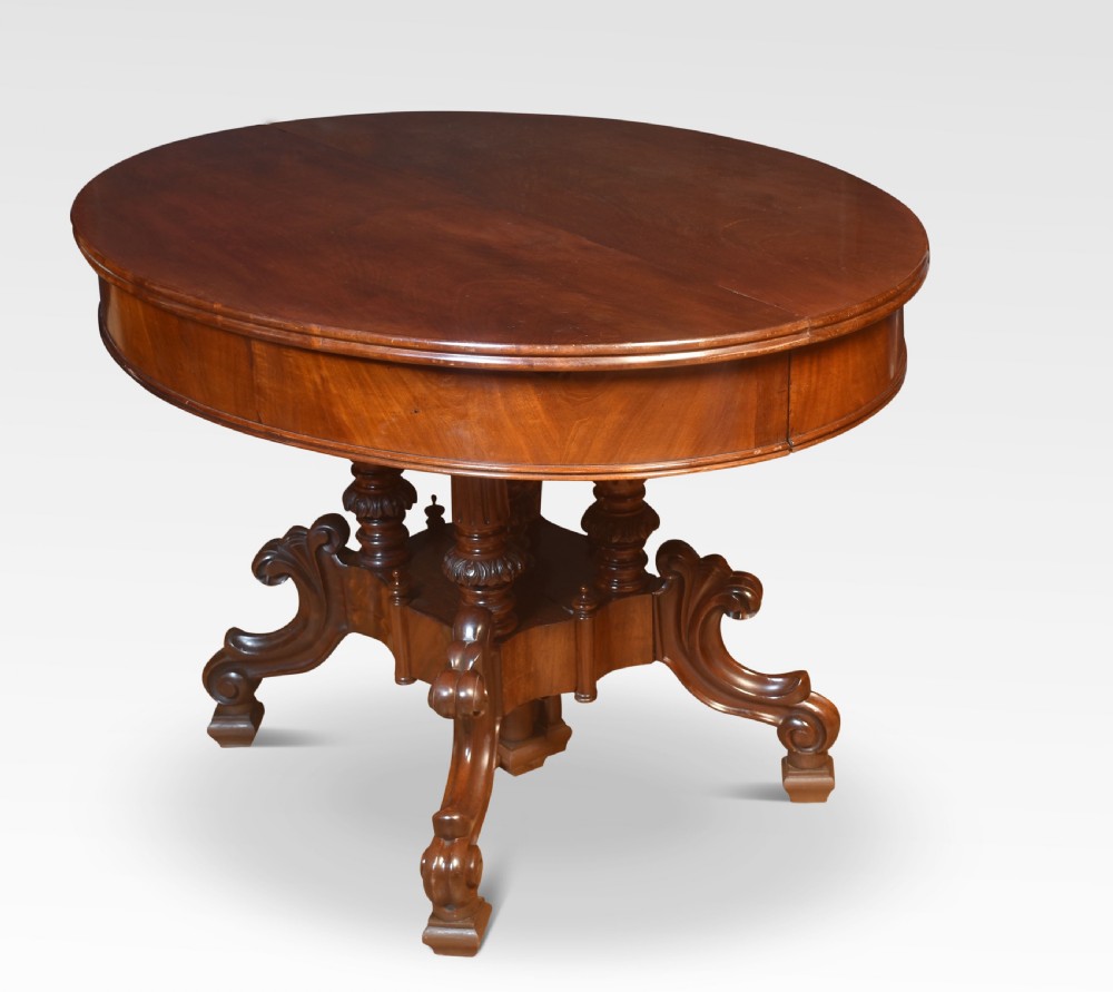 19th century mahogany dining table View VI