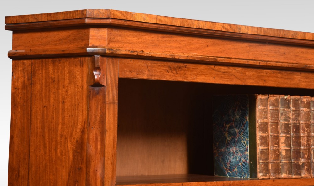 Mahogany Open Bookcase View IV