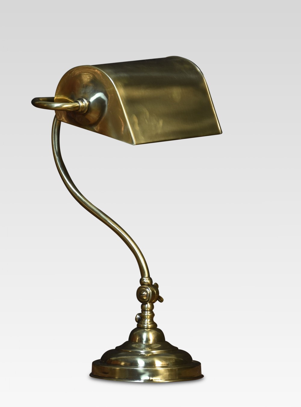 Bankers brass desk lamp