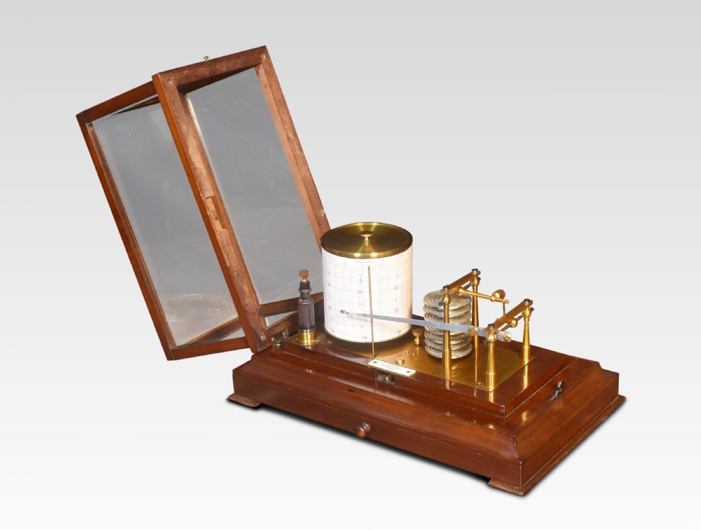 Mahogany cased Barograph by R. Stewart View III
