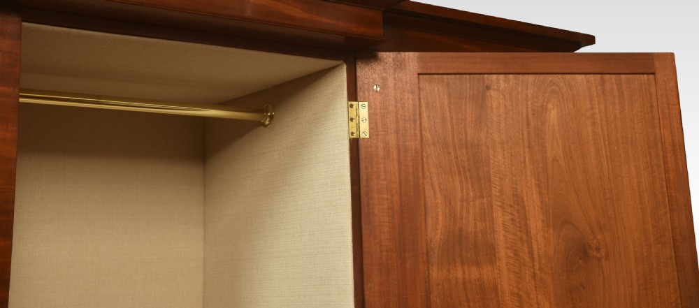 19th century mahogany breakfront wardrobe View XIII