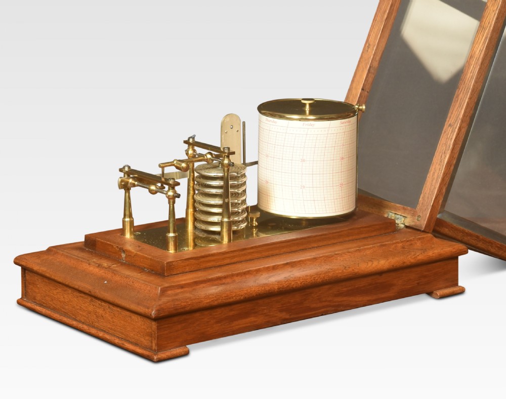 Oak cased John Trotter of Glasgow barograph View IV