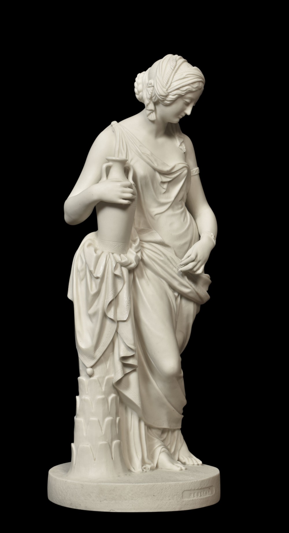 Copeland parian figure of Rebekah