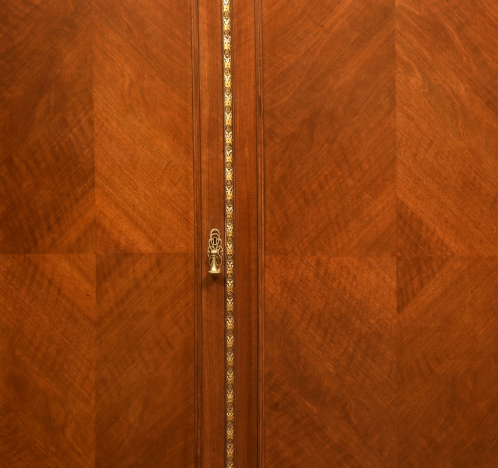 Walnut three-door compactum wardrobe View II
