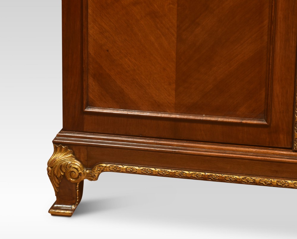 Walnut three-door compactum wardrobe View VI