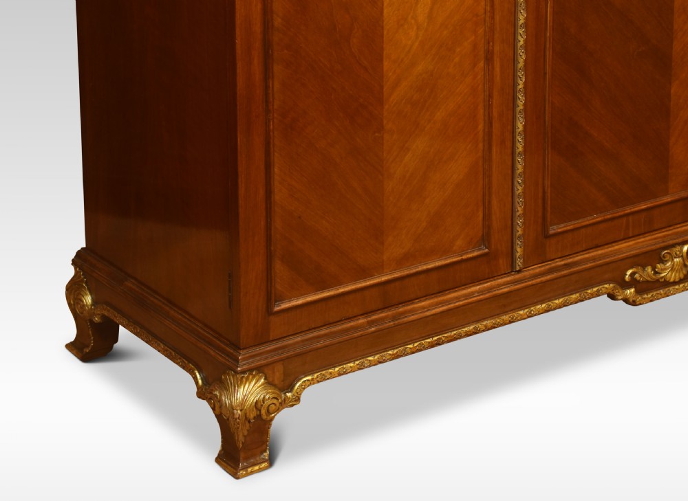Walnut three-door compactum wardrobe View XII